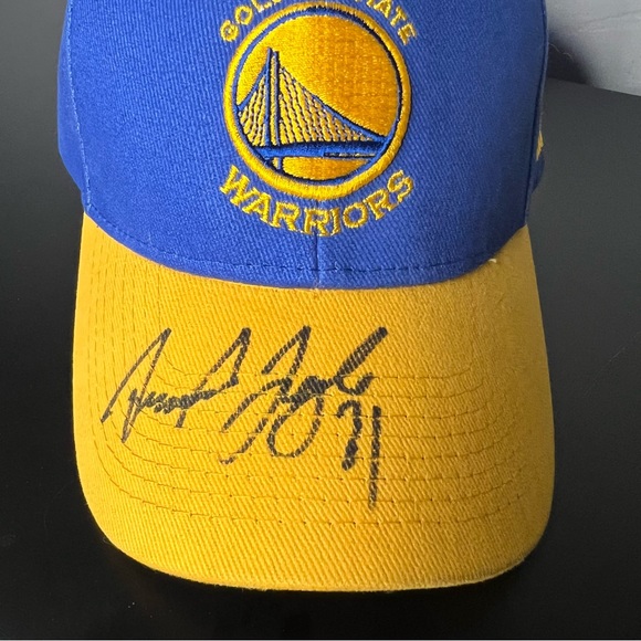 AUTOGRAPHED Golden State Warriors Adonal Foyle Rare Hat Collectors Item NEW - Picture 3 of 12
